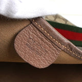 グッチ シェリー GGスプリーム / レザー トートバッグ ブラウン - NEWSED