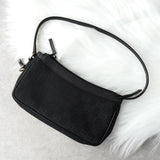 グッチ GGキャンバス / レザー ミニ ハンドバッグ アクセサリーポーチ ブラック - NEWSED