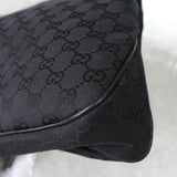 グッチ GGキャンバス / レザー トートバッグ ハンドバッグ ブラック - NEWSED