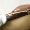 Gucci GG Supreme / Brown Leather Tote Bag