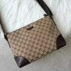 Gucci GG Canvas Shoulder Bag Beige/Brown