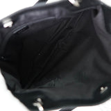 グッチ GGキャンバス / レザー トートバッグ ハンドバッグ ブラック - NEWSED