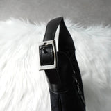 グッチ ジャッキー GGキャンバス / レザー ワンショルダーバッグ ブラック - NEWSED