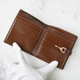 グッチ シェリーライン ニュージャッキー GGスプリーム 二つ折り財布 ベージュ - NEWSED