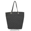 グッチ GGデニム / レザー トートバッグ ブラック