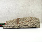 グッチ シェリー GGスプリーム / レザー トートバッグ ブラウン - NEWSED