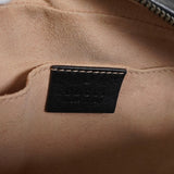 グッチ GGマーモント レザー チェーン ショルダーバッグ ブラック - NEWSED