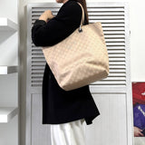 グッチ GGキャンバス / レザー トートバッグ ベージュ - NEWSED