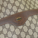 グッチ シェリー GGスプリーム / レザー トートバッグ ブラウン - NEWSED