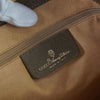 Gucci Sherry GG Supreme / 皮革托特包 棕色