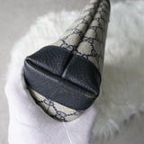 オールドグッチ シェリーライン GGスプリームトートバッグ ベージュ / ネイビー - NEWSED