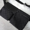 Gucci GG 帆布黑色斜挎包