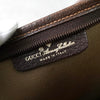 Gucci GG Supreme / Brown Leather Tote Bag