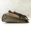 Gucci Sherry GG Supreme / 皮革托特包 棕色