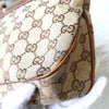 グッチ バンブー GGキャンバス / レザー スタッズ ワンショルダーバッグ ベージュ
