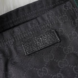 グッチ シェリーライン GGキャンバス トートバッグ ブラック - NEWSED