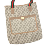 グッチ シェリー GGプラス トートバッグ ブラウン - NEWSED