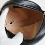 グッチ GGマーモント サークル ハート レザー チェーン ショルダーバッグ ブラック - NEWSED