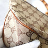 グッチ バンブー GGキャンバス / レザー スタッズ ワンショルダーバッグ ベージュ