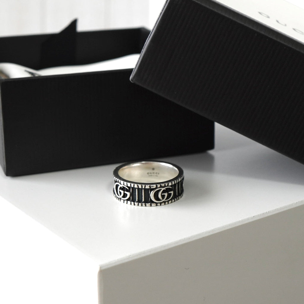グッチ GGマーモント シルバー925 指輪 リング 18.5号