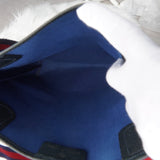 オールド グッチ シェリーライン GGスプリーム / レザートートバッグ ベージュ ネイビー - NEWSED