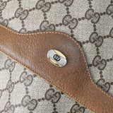 オールド グッチ シェリーライン GGスプリーム レザー トートバッグ ベージュ - NEWSED