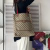 Gucci Sherry Line GG Supreme 手提包 A4 存储容量 米色