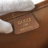 Old Gucci Sherry Line GG Plus/Leather Tote Bag A4 Size, Beige