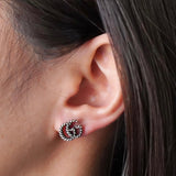 グッチ GGマーモント ダブルG アラベスク ピアス シルバー - NEWSED