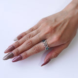GG Marmont Silver 925 Flower Ring - NEWSED