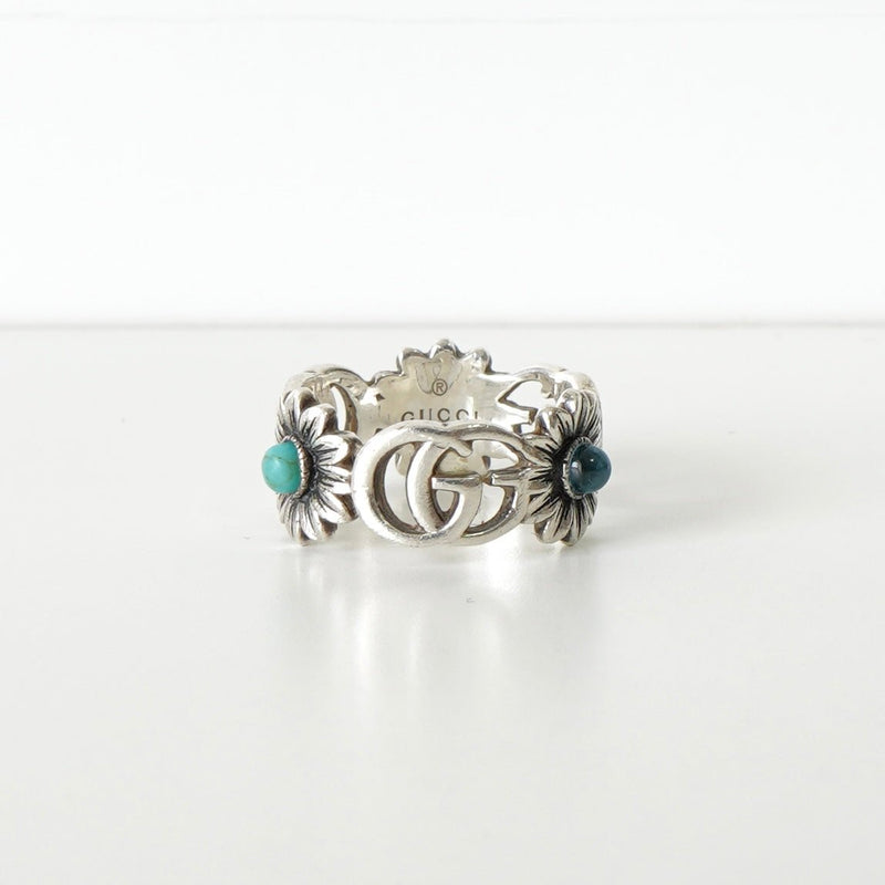 GG Marmont Silver 925 Flower Ring - NEWSED