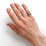 GG Marmont Silver 925 Flower Ring - NEWSED