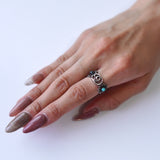 GG Marmont Silver 925 Flower Ring - NEWSED