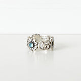 GG Marmont Silver 925 Flower Ring - NEWSED