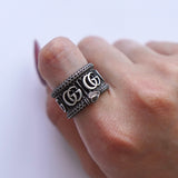 GG Marmont Snake Silver 925 Ring - NEWSED