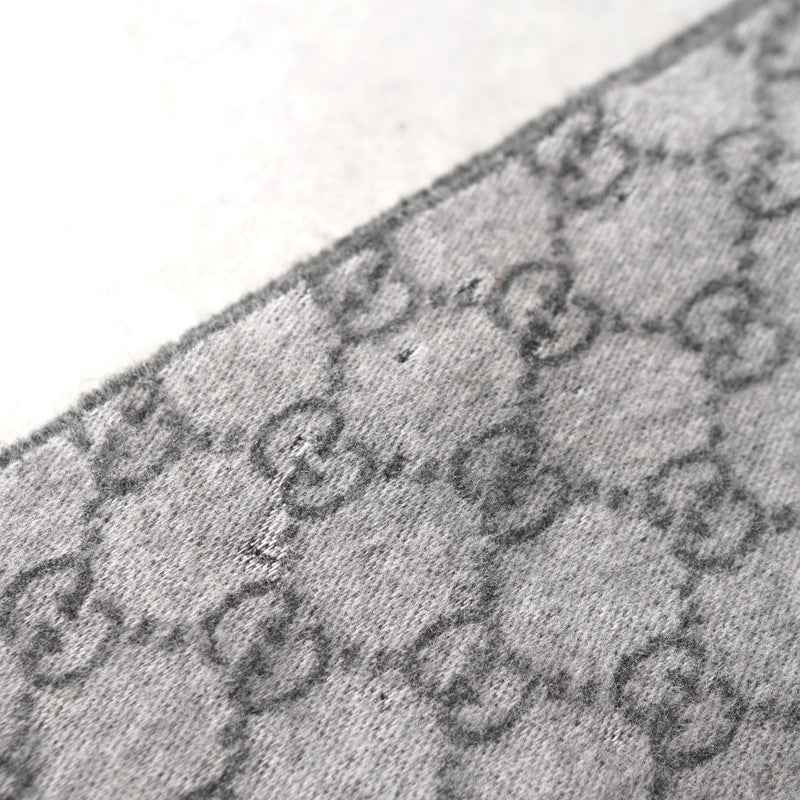 GG Pattern Cashmere Wool Muffler｜Made in Italy - NEWSED