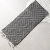 GG Pattern Cashmere Wool Muffler｜Made in Italy - NEWSED