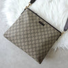 Gucci GG Supreme PVC 米色/棕色单肩包