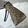Gucci GG Supreme PVC 米色/棕色托特包