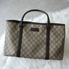 Gucci GG Supreme PVC 米色/棕色托特包