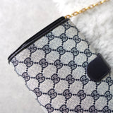 GG Supreme Interlocking G Gold Chain Shoulder Bag Made in Italy - NEWSED