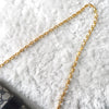 GG Supreme Interlocking G Gold Chain Shoulder Bag Made in Italy