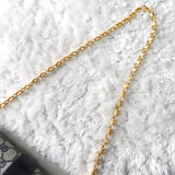 GG Supreme Interlocking G Gold Chain Shoulder Bag Made in Italy - NEWSED