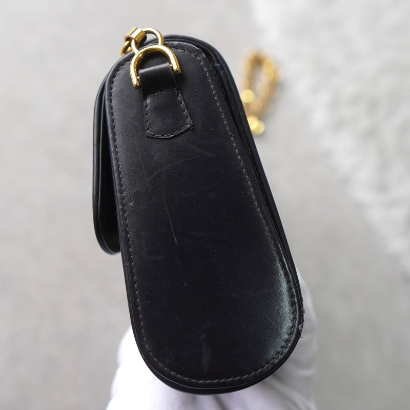GG Supreme Interlocking G Gold Chain Shoulder Bag Made in Italy - NEWSED