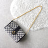 GG Supreme Interlocking G Gold Chain Shoulder Bag Made in Italy