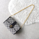 GG Supreme Interlocking G Gold Chain Shoulder Bag Made in Italy - NEWSED