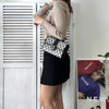 GG Supreme Interlocking G Gold Chain Shoulder Bag Made in Italy