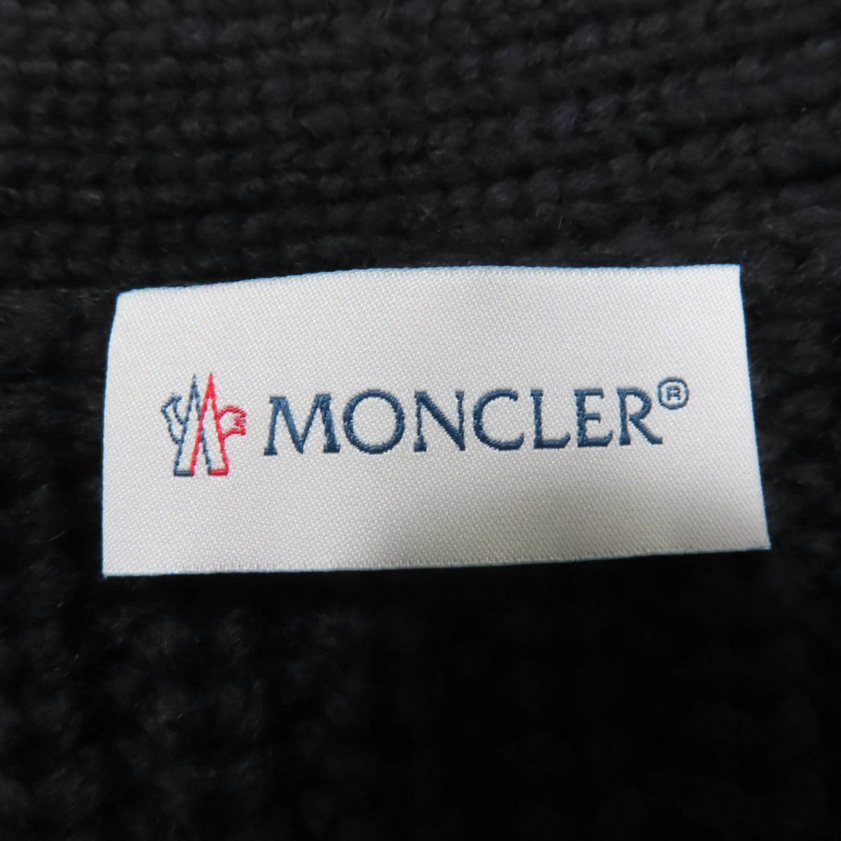 モンクレール GILET TRICOT デカロゴワッペン付 ニット切替デザイン ダウンベスト ブラック XS レディース - NEWSED