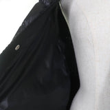 モンクレール GILET TRICOT デカロゴワッペン付 ニット切替デザイン ダウンベスト ブラック XS レディース - NEWSED