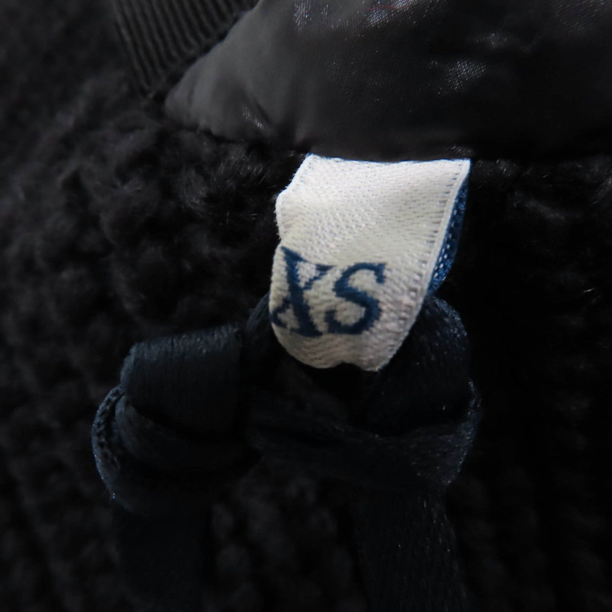 モンクレール GILET TRICOT デカロゴワッペン付 ニット切替デザイン ダウンベスト ブラック XS レディース - NEWSED